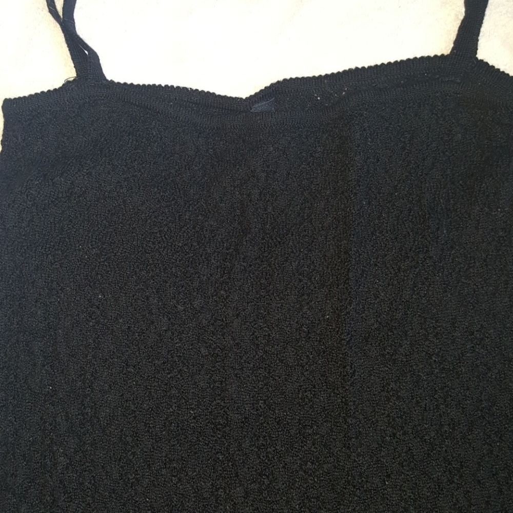 Laundry crochet tunic minimalist top